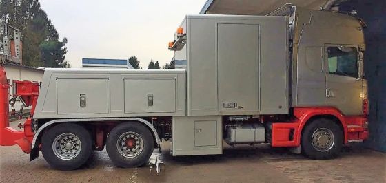 Lackierter LKW